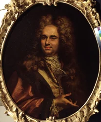 "Retrato de Robert Walpole, Conde de Orford (1676-1745) Pintura escolar francesa, Museu Pushkin do início do século XVIII, Moscovo