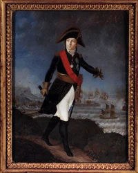 Portrait en pied du marechal Louis Alexandre Berthier (1753-1815) Pintura anónima
