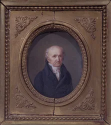 Retrato de Abraham-Louis Breguet (1747-1823) início do século XIX (painel)
