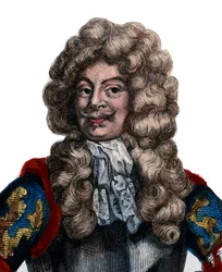 Retrato de Abraham Duquesne (1610-1688), marquês francês e oficial da Marinha.