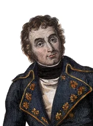 Retrato de Andre Massena (1758-1817), 1º Duc de Rivoli, 1º Príncipe dEssling, comandante militar francês.
