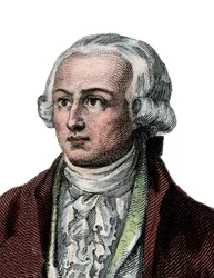 Retrato de Antoine Laurent Lavoisier (1743-1794), químico francês.