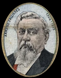 Retrato de Armand Fallieres (1841-1931) Presidente da República.