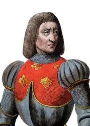 Retrato de Arthur III Duque da Bretanha (1393-1458), Policial francês.
