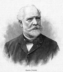 Retrato de Charles Friedel (1832-1899) Químico e mineralogista francês.