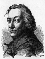 Retrato de Claude Louis, Conde Berthollet (1748 - 1822), químico francês - em "L