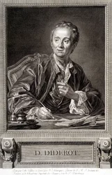 Retrato de Diderot da Enciclopédia de Diderot e Alembert