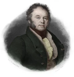 Retrato de Edouard, Duque de Fitz-James (Fitz James) (1776-1838), político francês. in "LIBRE DES SPEAKERS" de Louis de Cormenin Timon. 1842. Coleção privada.