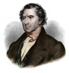 Retrato de François Arago (1786-1853), matemático, físico, astrônomo e político francês. in "LIBRE DES SPORERS" de Louis de Cormenin Timon. 1842. Coleção privada.