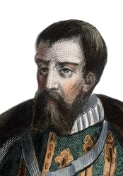 Retrato de Francois I de Lorraine (1519-1563), Duque de Guise, Duque de Aumale, soldado francês e político.