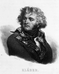 Retrato do General Jean Baptiste Kléber (1753 - 1800) - em "Revolução Francesa" de Thiers. Século XIX