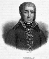 Retrato do General Jean Victor (Jean-Victor) Moreau (1763-1813) - em "Revolution francaise" de Thiers