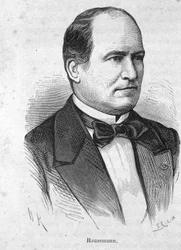 Retrato de Haussmann (1809 - 1891) político francês - em “A História da França” de Henri Martin