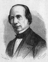 Retrato de J. Caselli, físico italiano - em "Album of Science; Ilustres cientistas; Grandes descobertas" 1896.