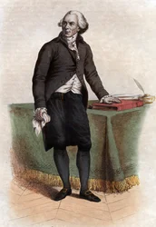 Retrato de Jacques Delille (Abbe Delille) (1738-1813), poeta e tradutor francês.