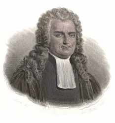 Retrato de Jean Baptiste Antoine de Montyon (1733-1820), economista e magistrado francês. in "Portraits des Hommes Useful" (Retratos dos Homens Úteis)