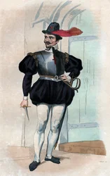 Retrato de Jean Leclerc, chamado Bussy Leclerc (d.1635).