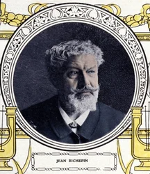 Retrato de Jean Richepin (1849-1926), escritor francês.