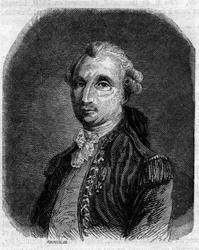 Retrato de Johann Friedrich Blumenbach (1752-1840), antropólogo e biólogo alemão. Gravura de 1852.