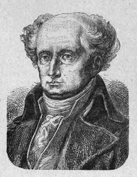 Retrato de Joseph Jerome Simeon (1749-1842), advogado e político francês Engraving de 1889. Coleção privada.
