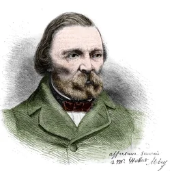 Retrato de Joseph Mery (1797-1866), poeta e dramaturgo francês.