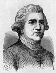 Retrato de Josiah Wedgwood (1730 - 1795), artista e industrial britânico - em "Album of Science; ilustres estudiosos; Grandes Descobertas" 1896.
