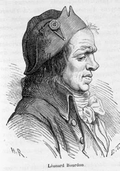 Retrato de Leonard Bourdon (1754-1807), político francês - em "L