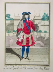 Retrato de Louis Auguste Bourbon (1670-1736) Duque de Maine