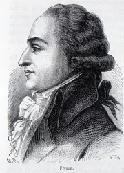 Retrato de Louis Marie Stanislas Freron (1754-1802), publicista francês - em "L
