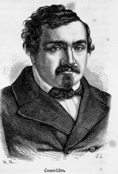 Retrato de Marc Caussidiere, político francês (1808-1861).