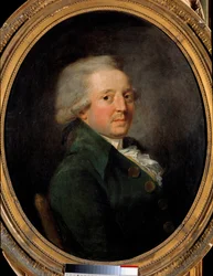 Retrato de Marie Jean Antoine Nicolas de Caritat, Marquês de Condorcet (1743-1793), filósofa francesa. Pintura francesa anónima
