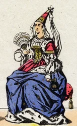 Retrato de Maria de Anjou, Rainha de França (1404-1463), esposa de Carlos VII.