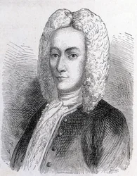 Retrato de Mathieu Dutilh (1715-1791) - em "Álbum de Ciências; ilustres estudiosos; Grandes Descobertas" 1896.