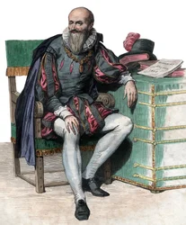 Retrato de Maximilien de Bethune, Duque de Sully (1559-1641), soldado e ministro francês.