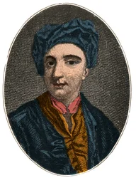 Retrato de Nicholas Rowe (1674 -1718), dramaturgo inglês, poeta e escritor diverso.