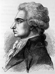 Retrato de Philippe Antoine Merlin, dit Merlin de Douai (1754-1838), político francês. Em “” A História da França ”” por Henri Martin