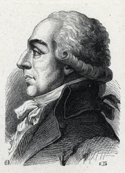 Retrato de Pierre Louis Roederer (1754-1835) advogado e político francês. Gravura de 1889. Coleção privada.