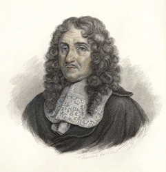 Retrato de Pierre Paul de Riquet (1604-1680), engenheiro francês. em "Portraits des Hommes Useful" (Retratos dos Homens Úteis)