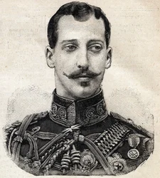 Retrato do príncipe Alberto Vítor (1864-1892), duque de Clarence e Avondale e neto da rainha Vitória de Inglaterra, do jornal francês Le Petit Parisien