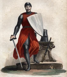 Retrato de Roberto IV, o Forte (Rutpert) (c. 815-866), Conde de Orleans.