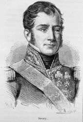 Retrato de Savary, Duque de Rovigo (1808), general e político francês (1774 - 1833) - em "L