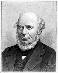 Retrato de Sir John Fowler (1817-1898) Engenheiro inglês.
