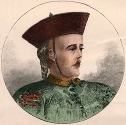 Retrato do Guangxu, Imperador da China (1871-1908).