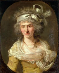 Retrato de uma mulher, c.1785 (óleo sobre tela)