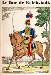 Retrato do Duque de Reichstadt, Napoleão II, filho do Imperador Napoleão I (1769-1821). Retrato do Epinal