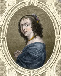 Retrato da escritora francesa Anne Ninon "de l