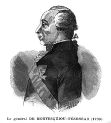 Retrato do Marquês Anne Pierre Comte de Montesquiou Fezensac (Montesquiou-Fezensac