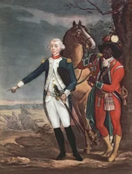 Retrato do Marquês de La Fayette com um ajudante durante a Guerra da Independência Americana