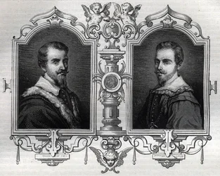 Retratos de Horace (Orazio 1531-1553) e Octave Farnese Octave (Ottavio