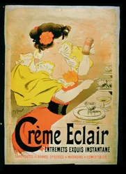 Poster publicitário Creme Eclair Instant Dessert